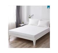 Drap Housse Bonnets 20cm Pour Matelas Épais Drap-housse En Coton Confortable Housse De Matelas Protege Matelas Drap De Lit 1/2 Personne Doux Et Un Ajustement Parfait ( Color : White , Size : 80x190+20