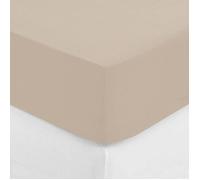 Atmosphera - Drap-Housse en Coton - Lin - Bonnet H30cm - 160x200 cm