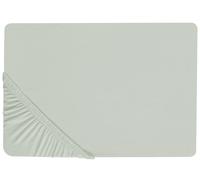 Drap-housse Classique Bordure Élastique 200 x 200 cm en Coton Vert Clair Janbu