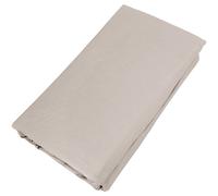 Drap housse CONCERTO satin de coton 160x200 cm bonnet 35 cm uni beige Lin