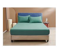 Drap Housse Coton 90x190cm À 200x220cm Bonnet 45cm Pour Matelas Epais Drap De Lit Enfant Adulte 100% Coton Fitted Sheet Couleur Unie 1 Personnes 2 Personnes Doux Et Un Ajustement Parfait ( Color : Gre