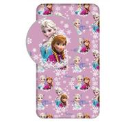 Drap-housse pour enfant Frozen Elsa Anna, 100% coton, taille 90 x 200 cm