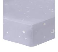 Drap-Housse Disney Home Stitch Happy Chambre Enfant 100% Coton | 90x190/200cm |Tissage serré 57 fils/cm² | Bonnet 25 cm | Lit 1 place | Oeko-Tex