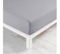 Douceur d'Intérieur drap housse 2 personnes 140 x 190 cm jersy galet