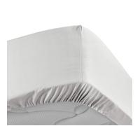 douceur d'intérieur, Drap Housse (140 x 190 cm) Percaline White, 100% Percale de Coton