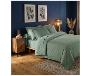 Drap housse - EDEN - Line - 90 x 190 cm - Bonnet 30 cm - 100% coton 57 fils/cm²