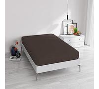 Drap-Housse Elegant avec Angle de 35 cm, Marron, Simple