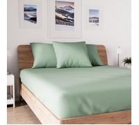 Soleil d'Ocre – Drap housse Jersey coton 140x190 cm Vert d'eau