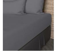 Soleil d'Ocre – Drap housse Coton 57 fils Gris 160x200 cm