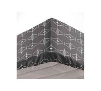 Drap Housse en Coton "Aristide" 140x190cm Anthracite