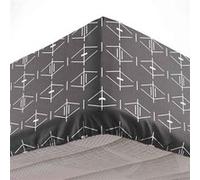 Douceur d'Intérieur – Drap housse Aristide 160 x 200 cm 100% coton Anthracite