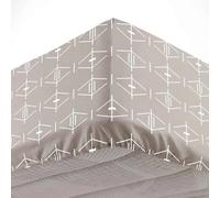 Drap Housse en Coton Aristide 160x200cm Naturel