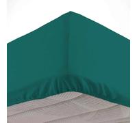Drap Housse en Coton Biolina 140x190cm Émeraude