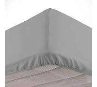 Drap Housse en Coton Biolina 160x200cm Gris