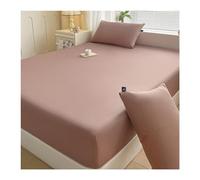 Drap-housse en coton Queen Size avec poches profondes, doux, facile d'entretien, drap-housse rétractable uniquement, résistant à la décoloration, respirant, pour filles, femmes, adolescentes et
