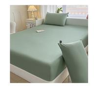 Drap-housse en coton Queen Size avec poches profondes, doux, facile d'entretien, drap-housse rétractable uniquement, résistant à la décoloration, respirant, pour filles, femmes, adolescentes et