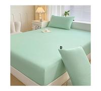 Drap-housse en coton Queen Size avec poches profondes, doux, facile d'entretien, drap-housse rétractable uniquement, résistant à la décoloration, respirant, pour filles, femmes, adolescentes et