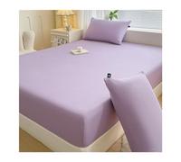 Drap-housse en coton Queen Size avec poches profondes, doux, facile d'entretien, drap-housse rétractable uniquement, résistant à la décoloration, respirant, pour filles, femmes, adolescentes et