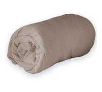 Douceur d'Intérieur Drap housse Jersey 160 x 200 cm 100% coton Sable