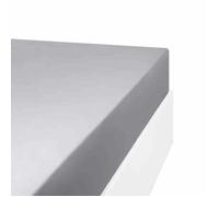 Drap housse en mélange 57 fils AISANCE Gris 70x190