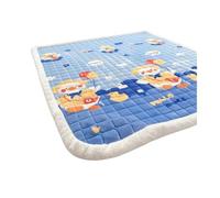 Drap-housse en peluche Couvre-lits chauds et moelleux | Surmatelas en molleton de lait épais, automne et hiver(Color 5,150x200cm only 1 pcs)