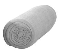 Drap housse en percale de coton Today - Zinc - 90x190 cm - Gris - Naturelle - Chambre