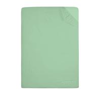 Drap-housse en percale polycoton facile d'entretien - 76 x 190 cm - Parfait pour lits superposés pour enfants/camping-cars/lits d'invités/caravane/petit lit simple (vert menthe)
