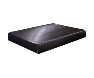 Drap-housse en Satin Soie Lit Couvre Luxe Super Doux, 7 Couleurs Et 8 Tailles 138x190x30cm Noir