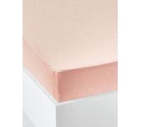 Drap-housse enfant CHAT WAOU rose 90X140