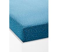 Drap-housse enfant FORET ENCHANTEE bleu 90X200
