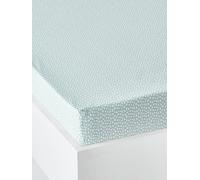 Drap-housse enfant SUR LES RAILS bleu 90X140
