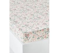Drap-housse enfant VICTORIA écru / multicolore 90X200
