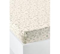 Drap-housse enfant YELLOWSTONE beige imprimé 90X140