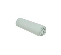 Drap Housse 140X190cm 2 Personnes Jersey Uni Essential Celadon, Vert