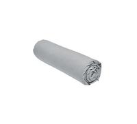 Today Drap housse Essential 160 x 200+23 cm 2 personnes 100% coton uni - Acier