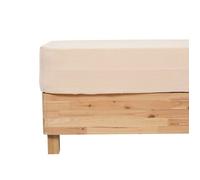 Atmosphera - Drap Housse Flora Double Gaze de Coton 140 x 190 cm - pour Lit 2 Personnes, Linge de Lit