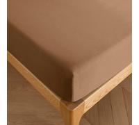 Drap Housse Grands Bonnets 30 cm Prémium (Taupe, Drap Housse 160 x 200 + 30 cm lit 2 Places)