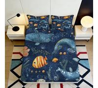 Drap Housse Highland Cow imprimé 3D Microfiber décor champêtre Meadow Landscape Bed Cover Chambre Maison invité Anti-poussière Facile à Entretenir 90x200x25cm