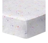Drap-housse Imprimé 100% Coton, Bluey Colorful Bleu 90X190