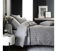 Drap Housse Imprimé En Bambou Blanc Et Noir 140x190