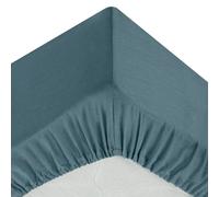Drap Housse Intérieur 140x190cm Bleu Orage