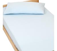 Drap-housse Jeanne - 90 x 200 cm - Bleu | par SEVIRA KIDS