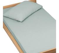 Drap-housse Jeanne - 90 x 200 cm - Vert-de-gris | par SEVIRA KIDS