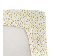 Drap housse jersey imprimé 70x140cm jersey Honey Moon - Savane