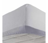 Douceur d'Intérieur Drap-housse Jersy 160 x 200 cm 100% coton jersey Galet