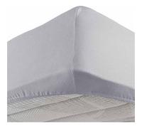 Douceur d'Intérieur Drap-housse Jersy 160 x 200 cm 100% coton jersey Galet