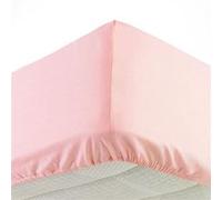 douceur d'intérieur, Drap Housse (160 x 200 cm) Jersy Dragee, 100% Coton Jersey