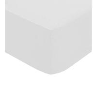 Drap Housse 2 Personnes Percale 180x200cm Blanc