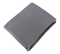 Drap housse lin et coton 160x200 cm mousseline de coton OPERA gris brume