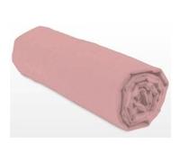 Drap-housse - LOVELY HOME - LH71627 - 160x200+30 cm - Rose